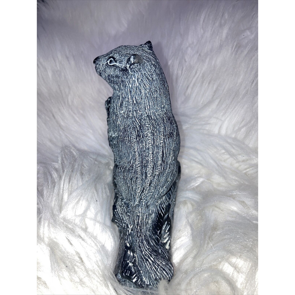 RARE Large Wolf Originals Eskimo Inuit Squirrel Canada Carving Vintage Decor - Picture 2 of 9
